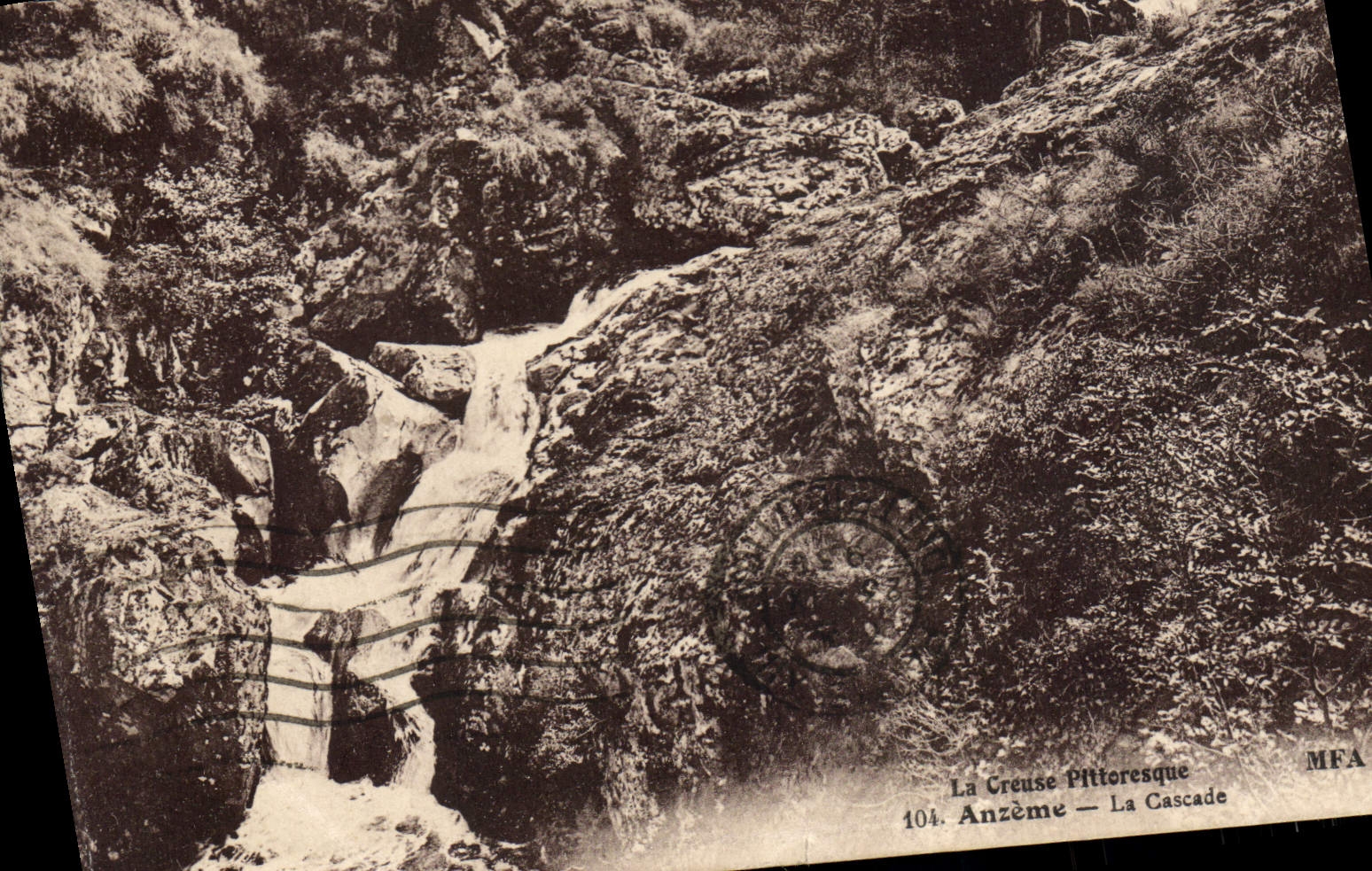 CPA Anzeme La Cascade