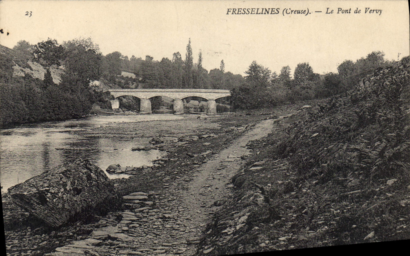 CPA Fresselines Le Pont De Vervy