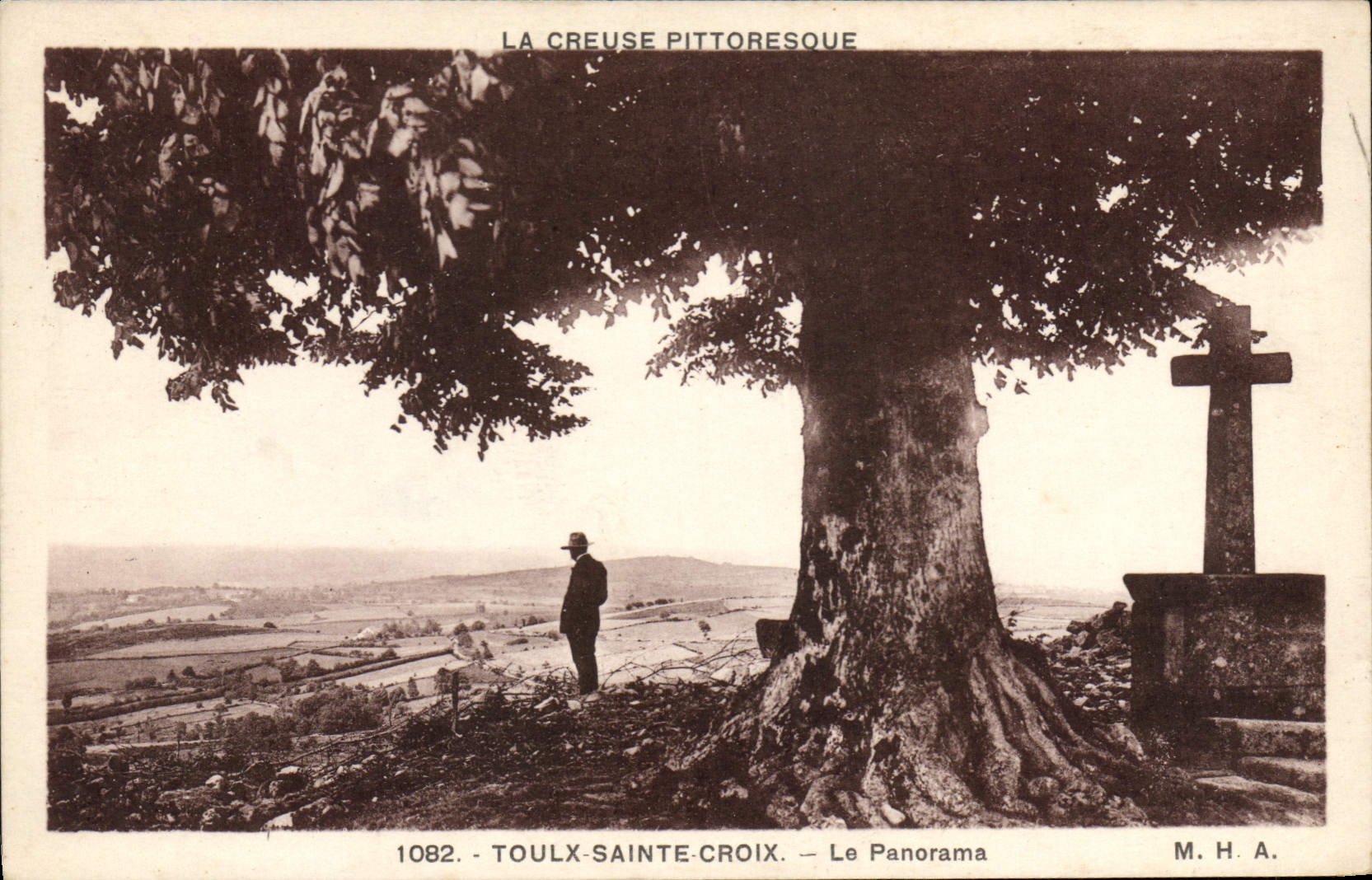 CPA Toulx Sainte Croix Le Panorama