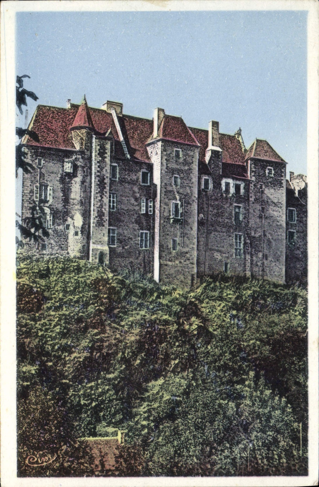 CPA Boussac Le Chateau Feodal
