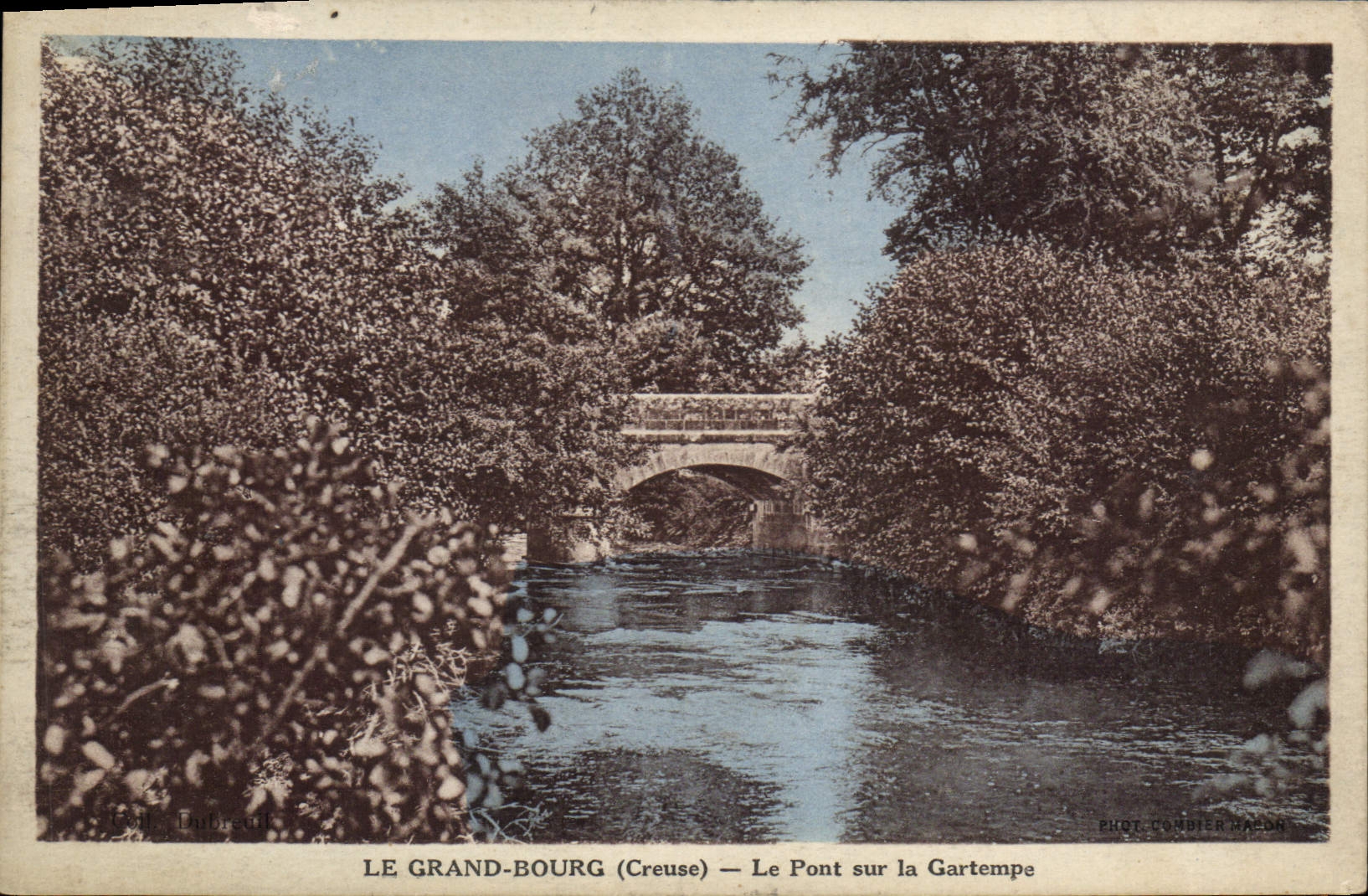 CPA Le Grand Bourg Le Pont Sur La Gartemps