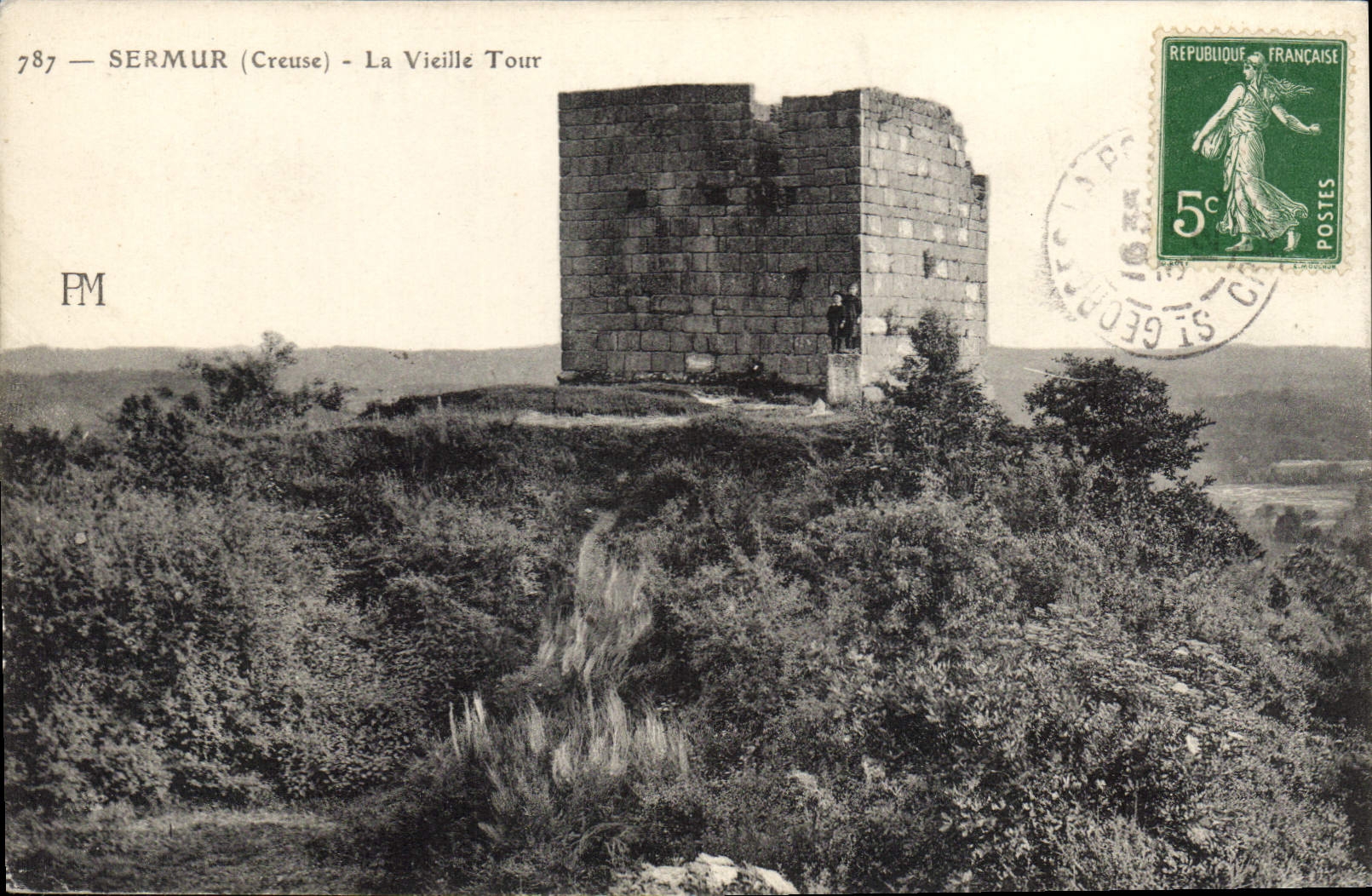 CPA Sermur La Vieille Tour