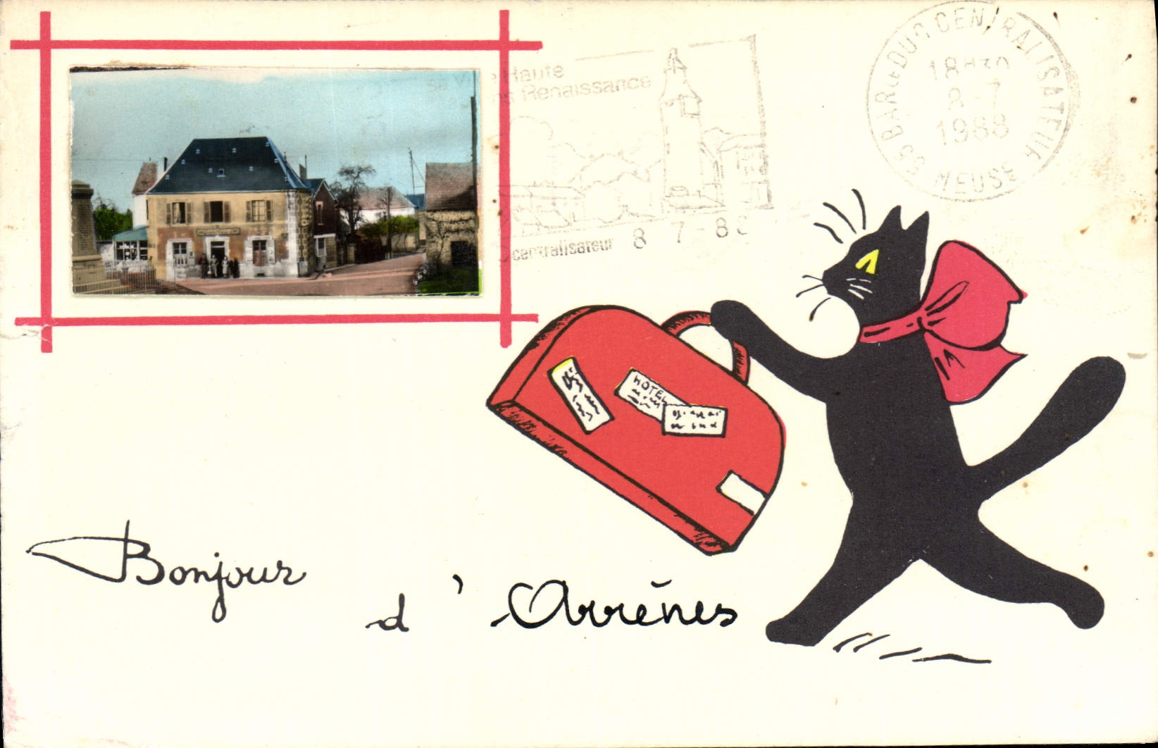 CPA Bonjour d'Arrènes