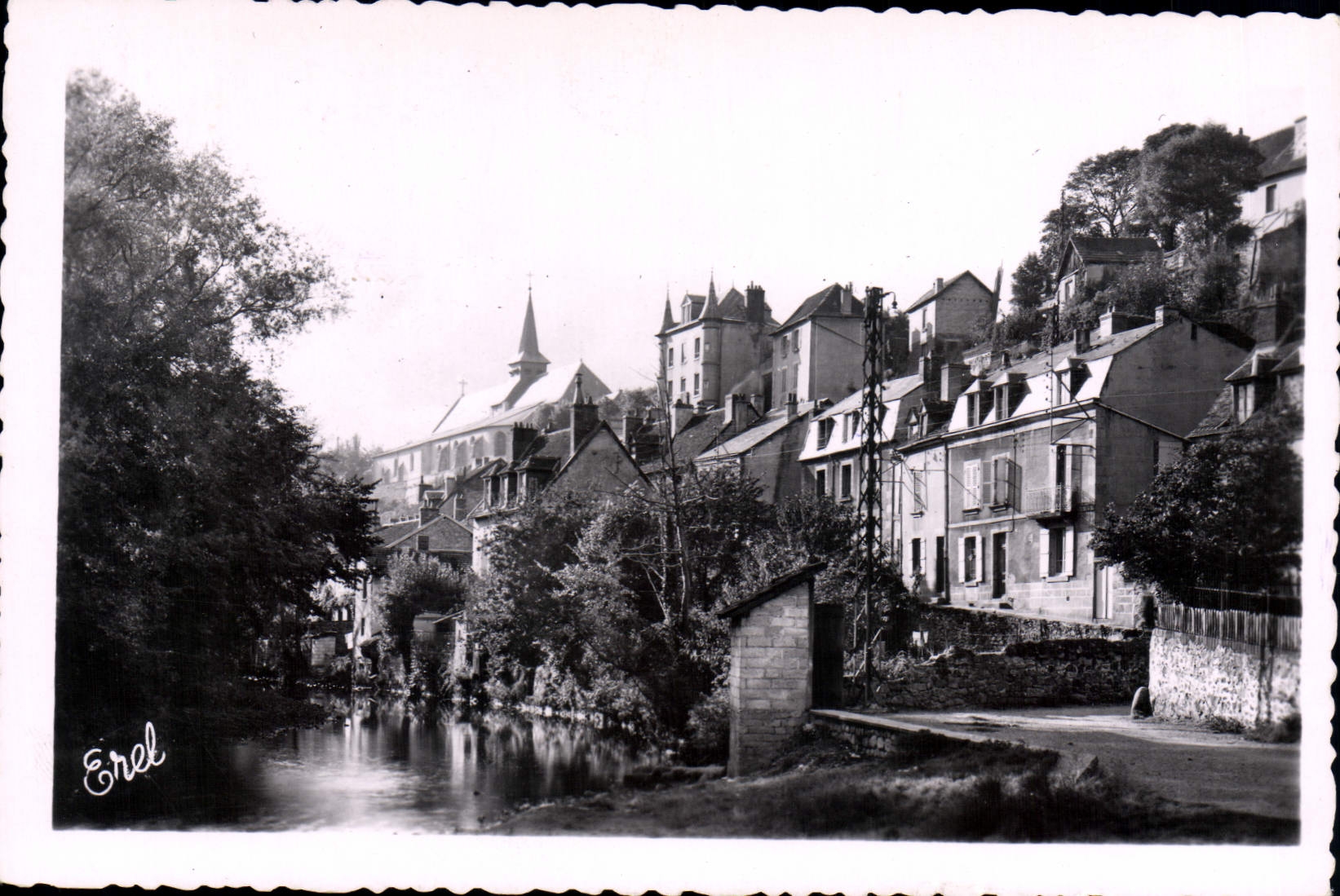 CPA Aubusson Eglise Ste Croix