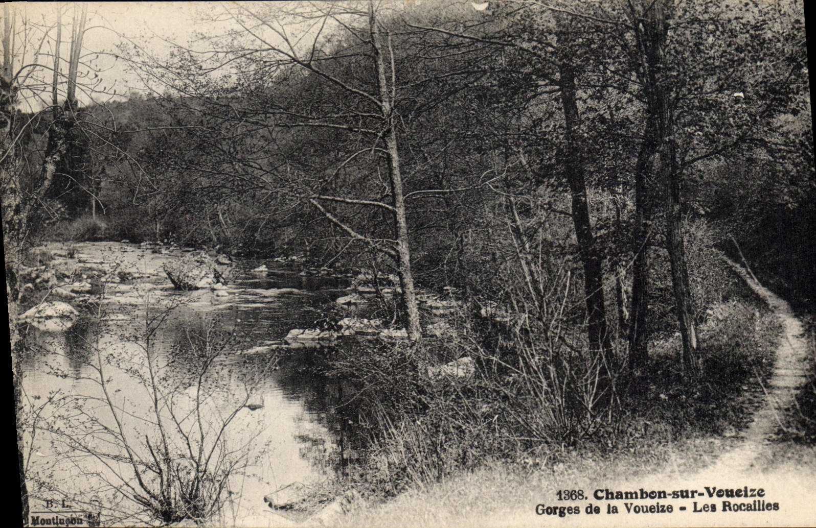 CPA Chambon Sur Voueize Gorges De La Voueize Les Rocailles