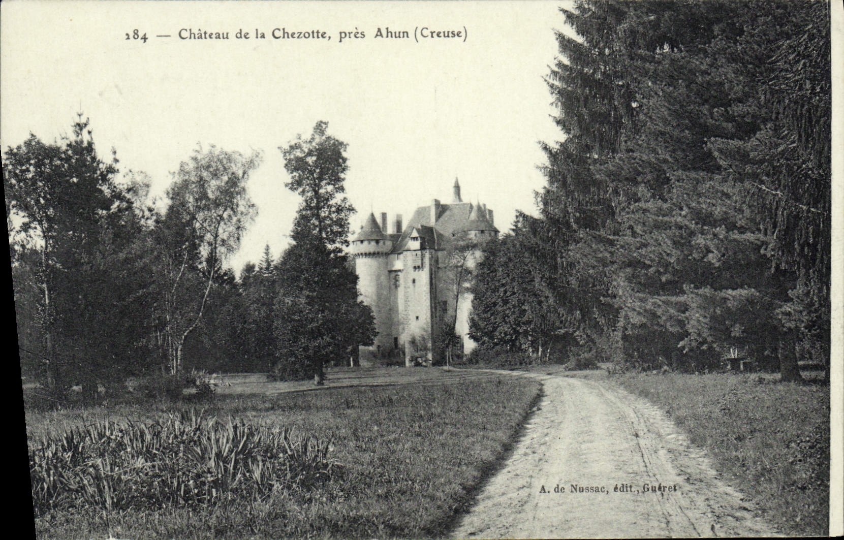 CPA Chateau De La Chezotte Pres Ahun