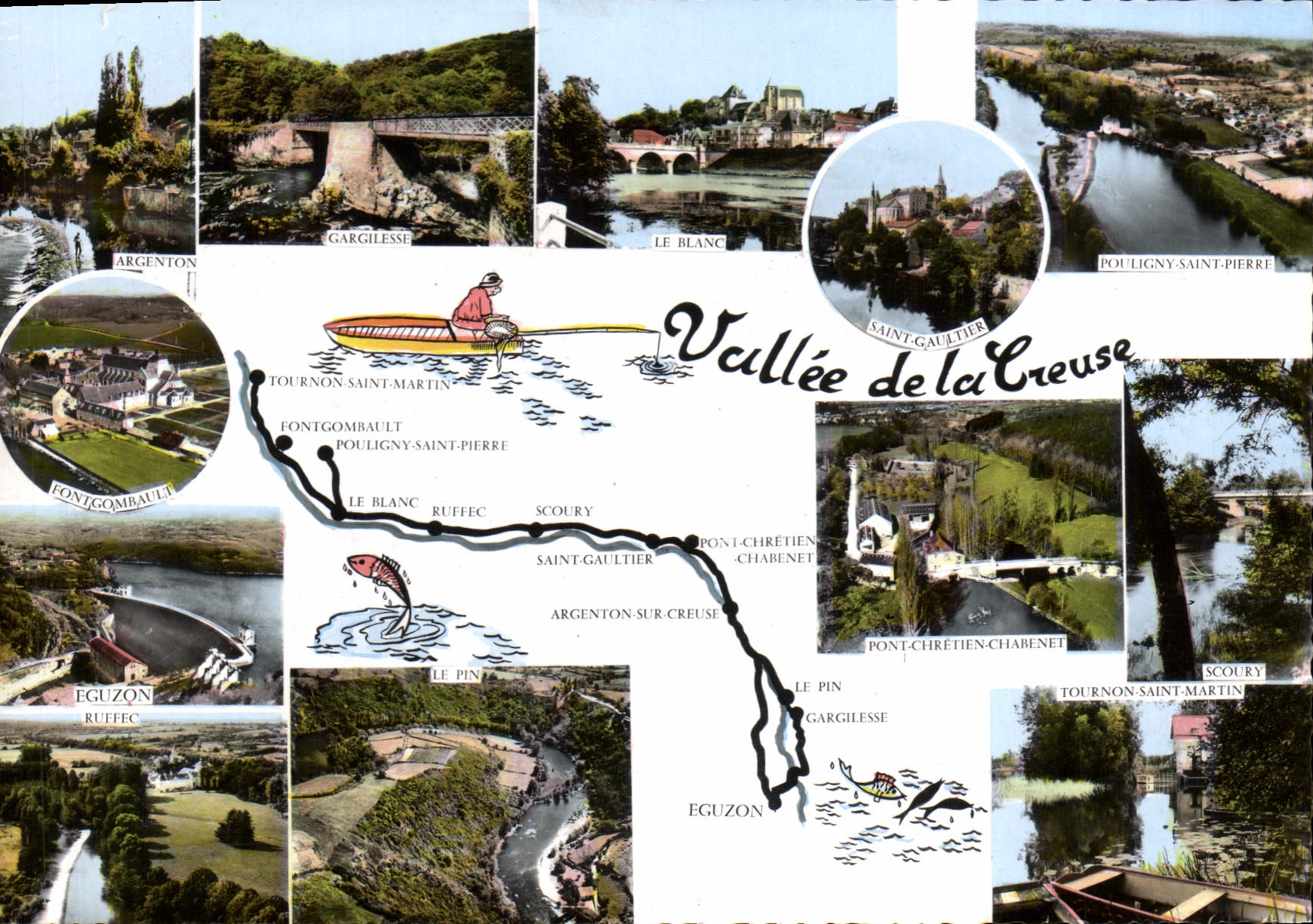 CPSM Vallee De La Creuse