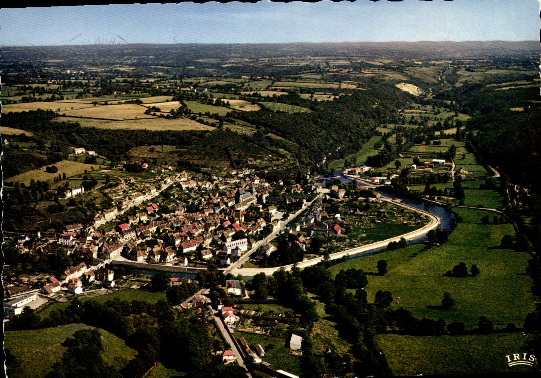CPSM Chambon Sur Voueize Vue Generale Aerienne