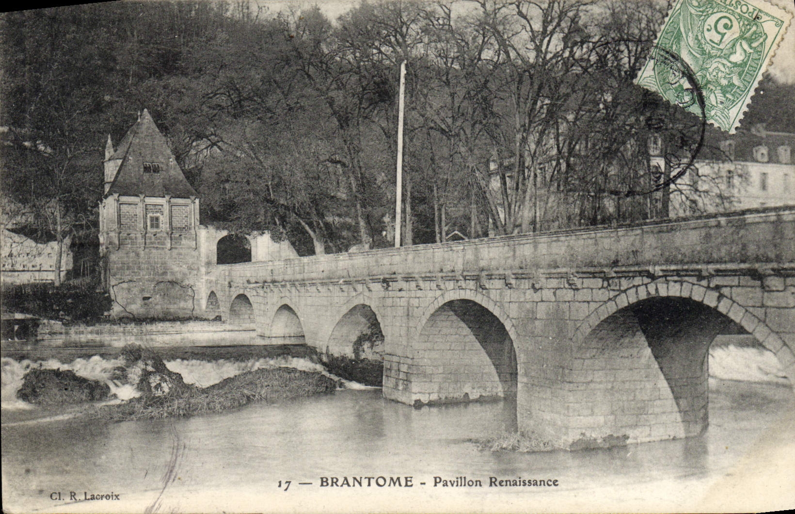 CPA Brantome Pavillon Renaissance