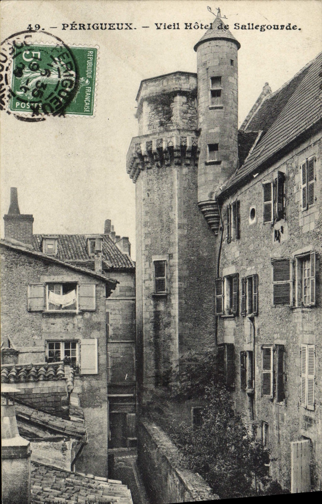 CPA Perigueux Vieil Hotel De Saliegourde