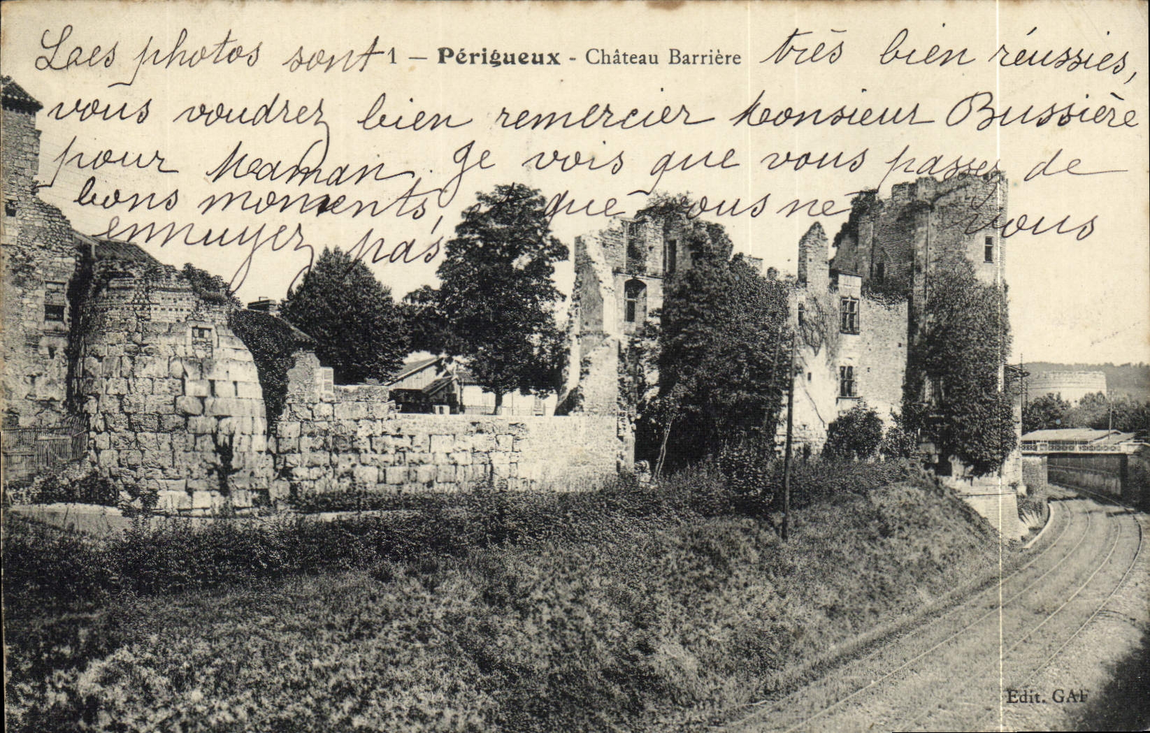 CPA Perigueux Chateau Barriere