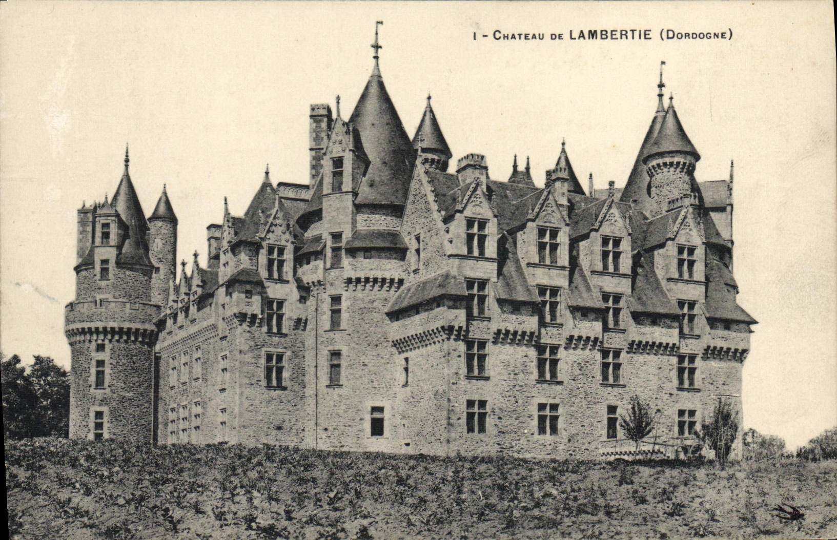 CPA Chateau De Lambertie
