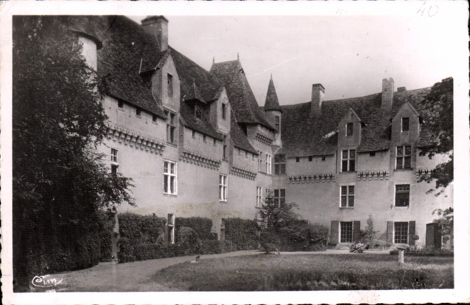 CPA Neuvic Sur L'Isle Chateau De