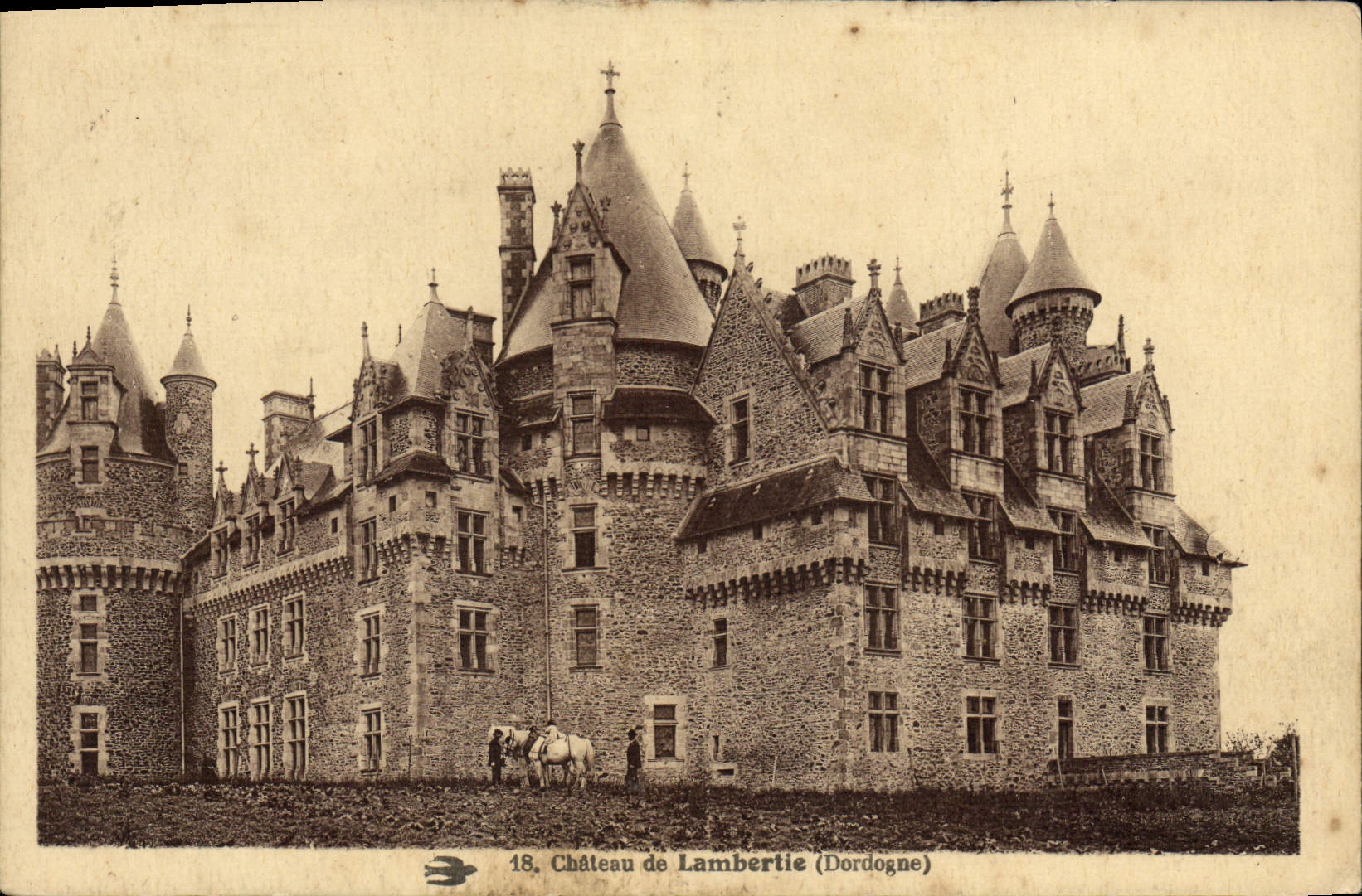 CPA Chateau De Lambertie