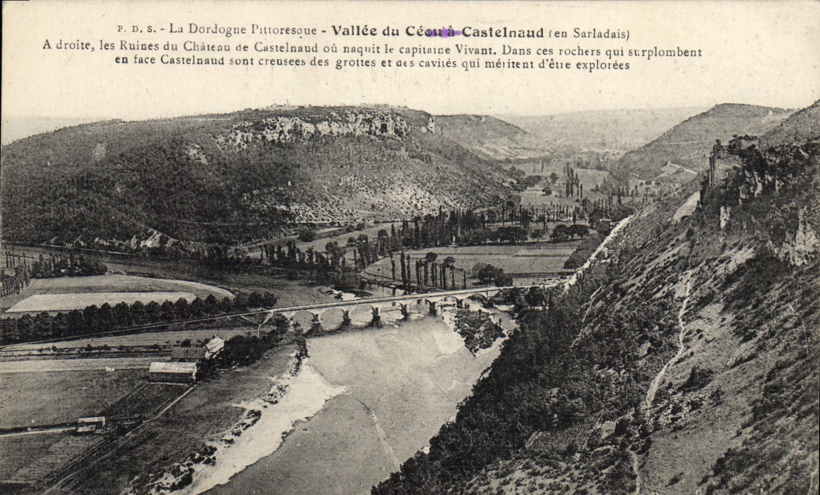 CPA La Dordogne Pittoresque Vallee Du Ceou Du Castelnadud Len Sarladaisj