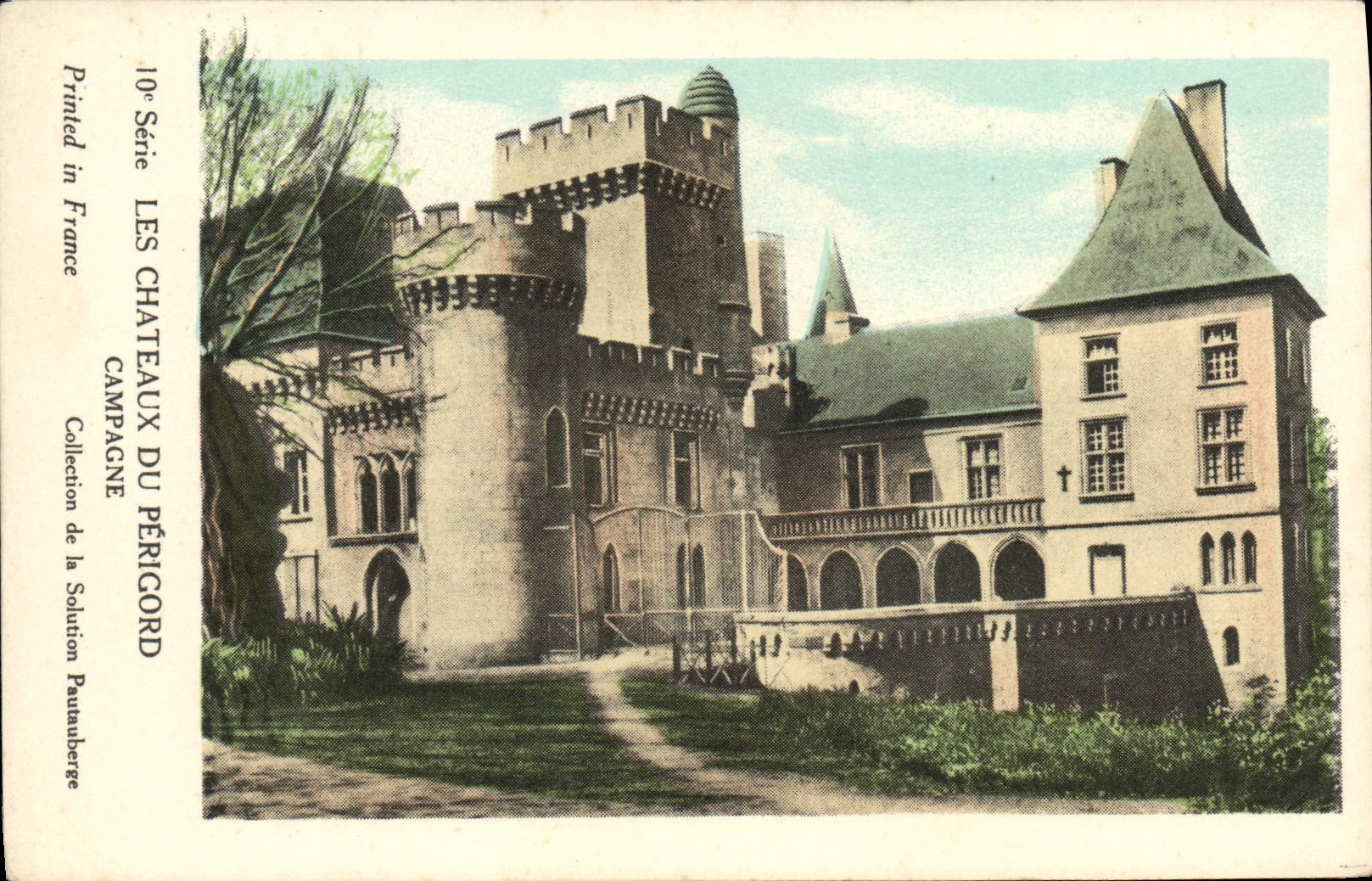 CPA Les Chateaux Du Perigord Campagne