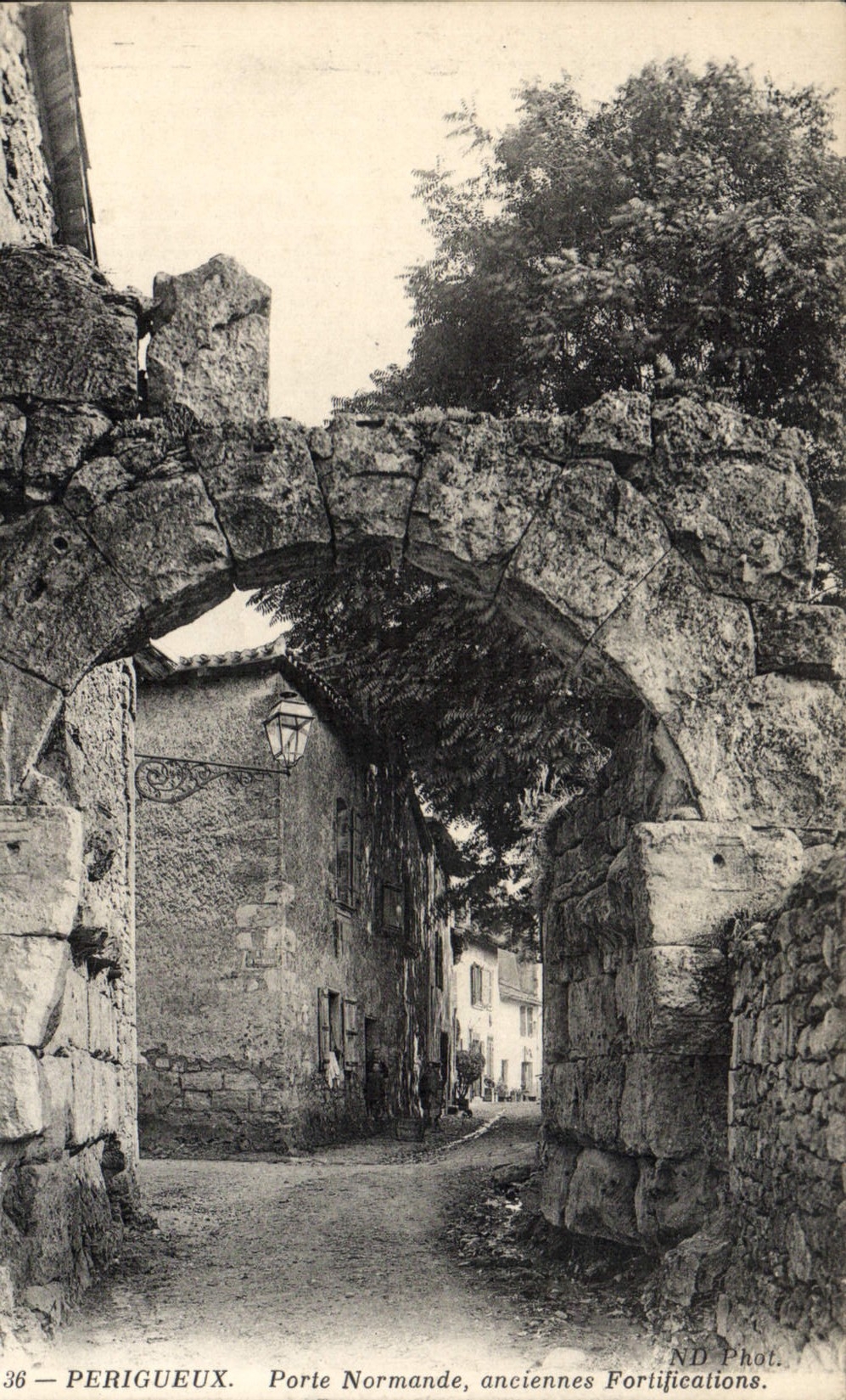 CPA Perigueux Porte Normande Anciennes Fortifications