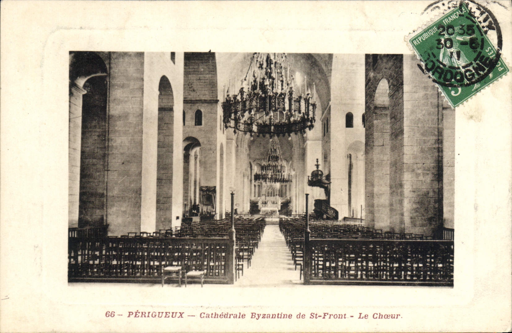 CPA Perigueux Cathedarale Byzantine De St Front Ancienne Entree