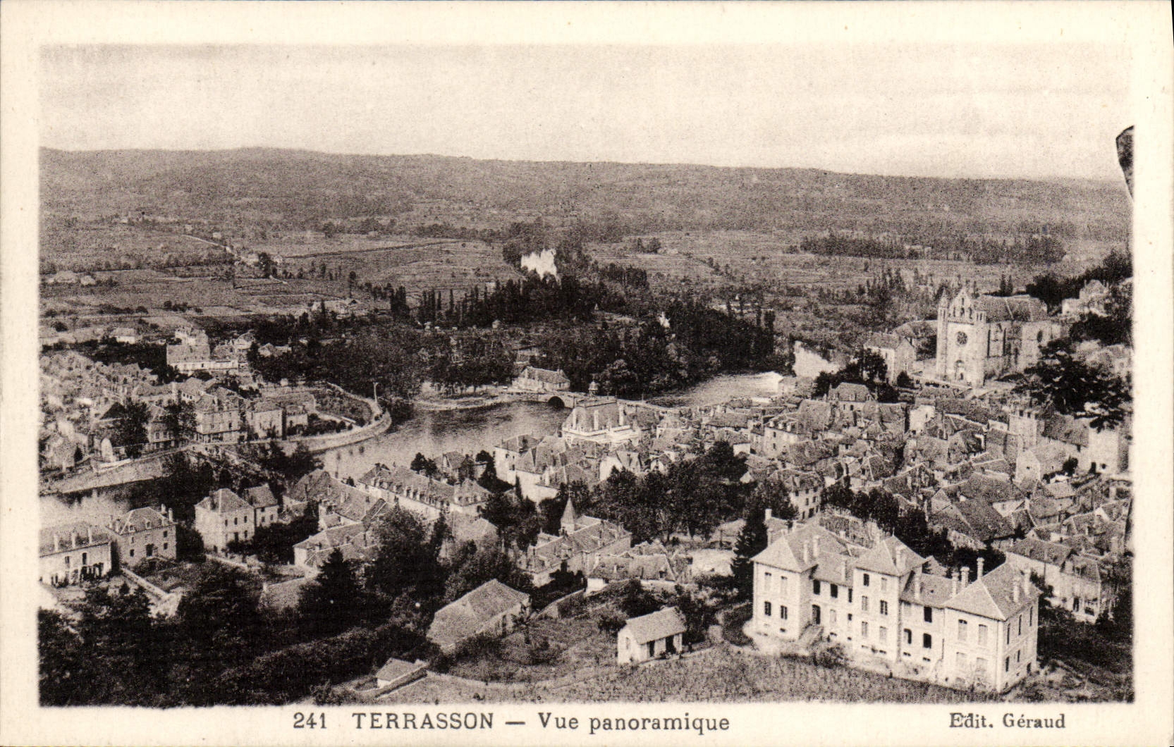 CPA Terrasson Vue Panoramique