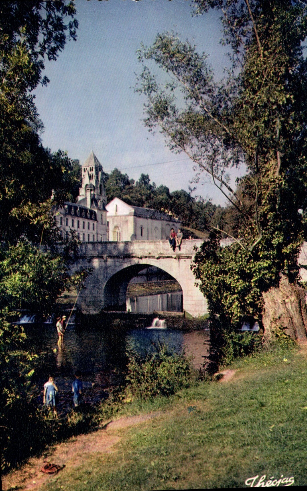 CPSM Brantome Vue D'Ensemble De I'Abbaye