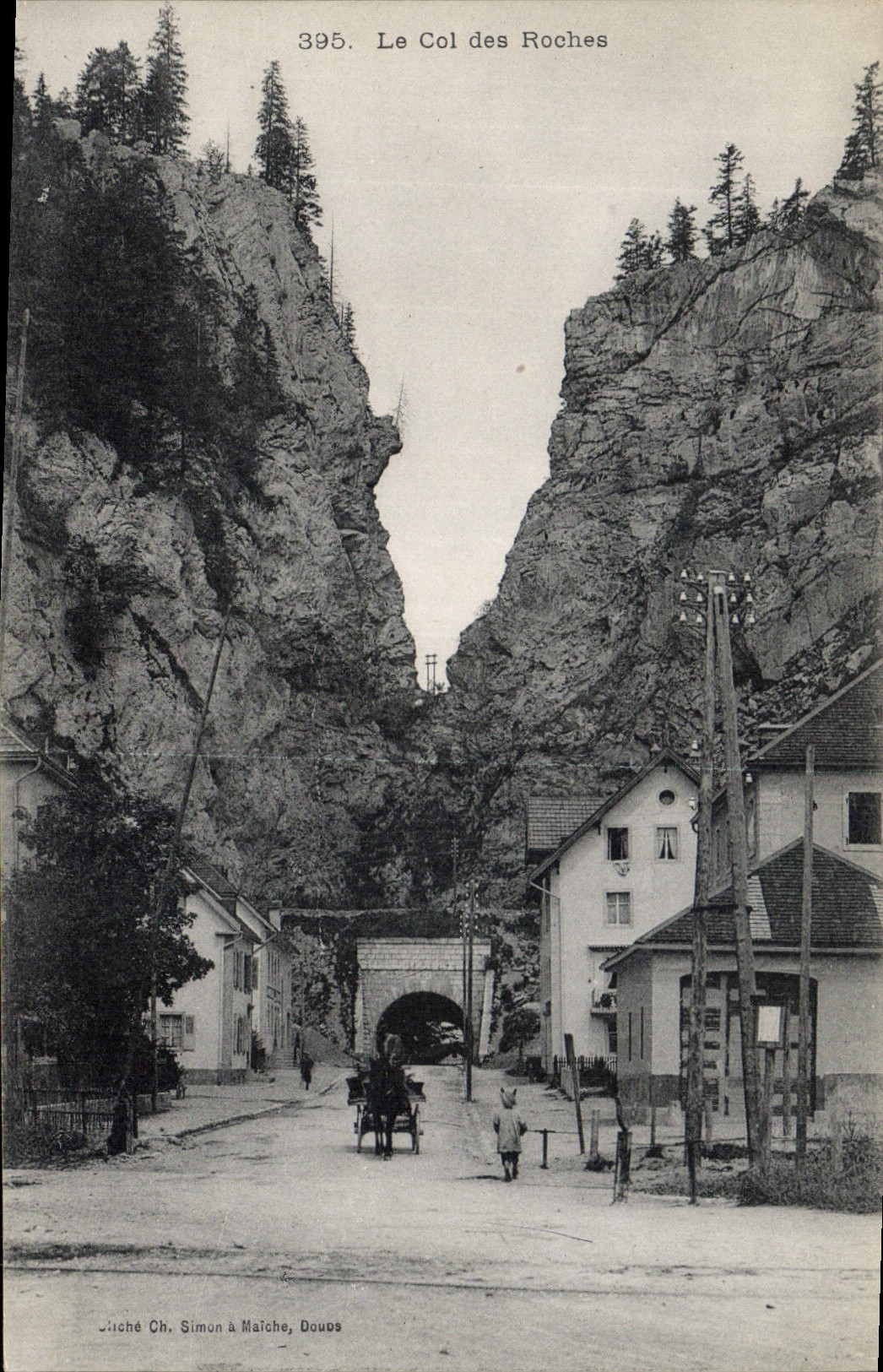 CPA Le Col Des Roches