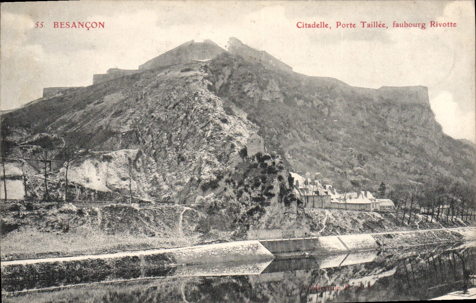 CPA Besancon Citadelle Porte Taillee Faubourg Rivotte