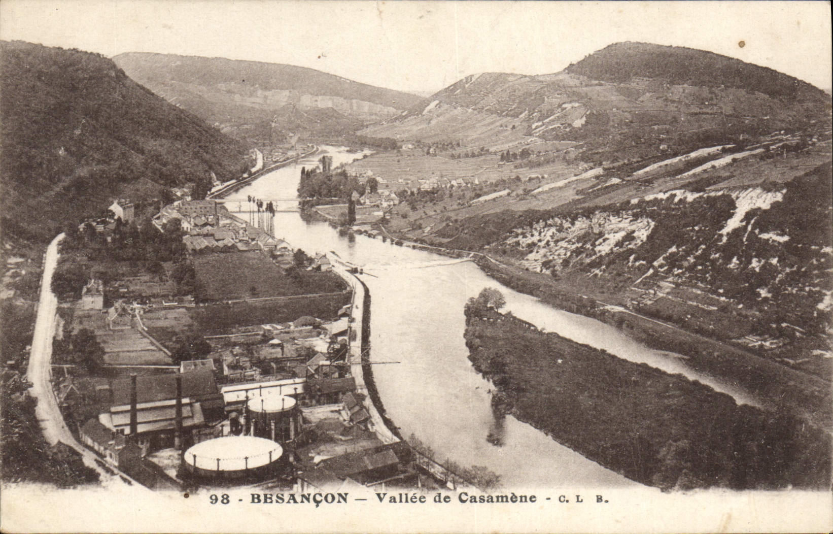 CPA Besancon Vallee De Casamene