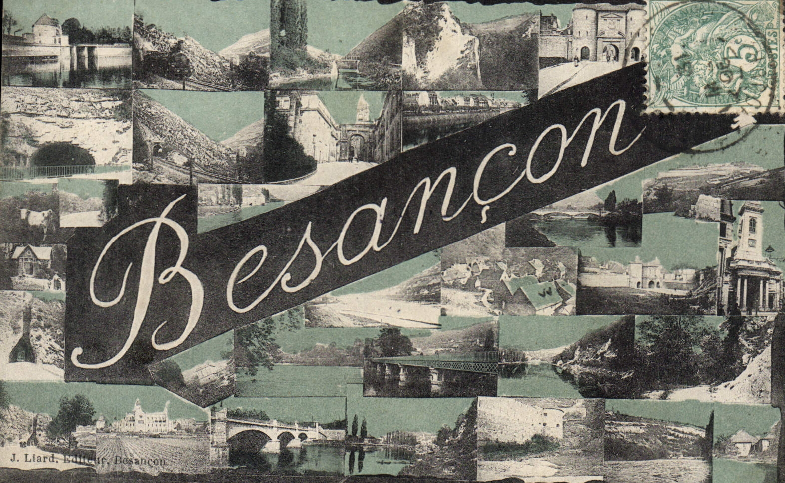 CPA Besancon Vallee De Casamene