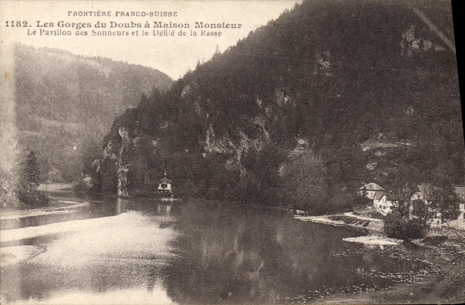 CPA Les Gorges Du Doubs A Maison Monsieure Le Pavillon Des Sonneurs