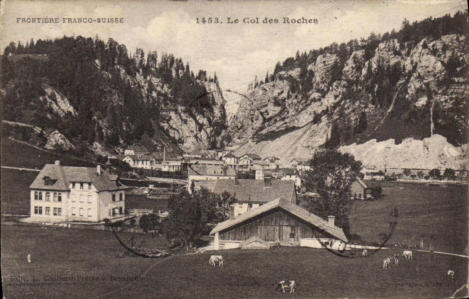 CPA Le Col Des Roches