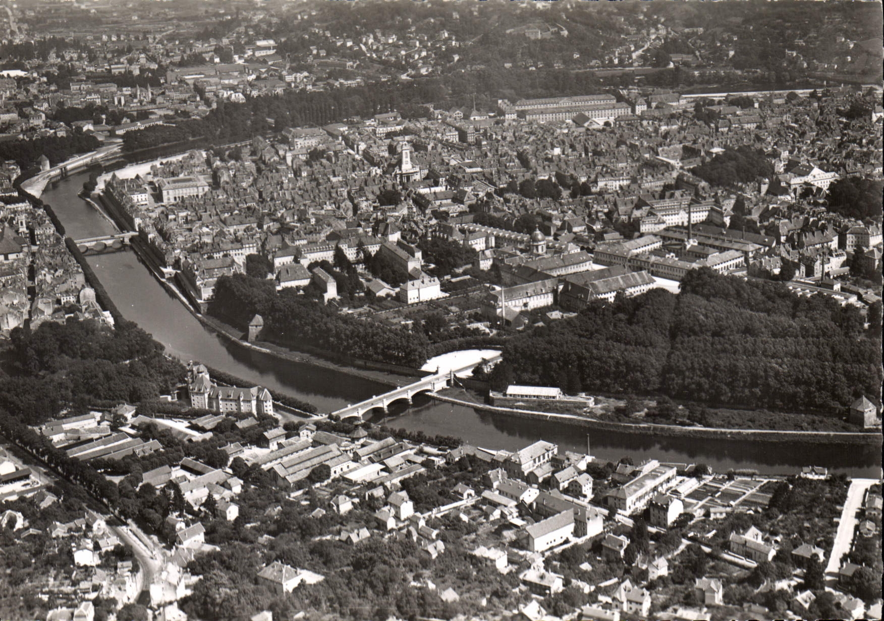 CPSM Besancon Les Bains Vue Generale