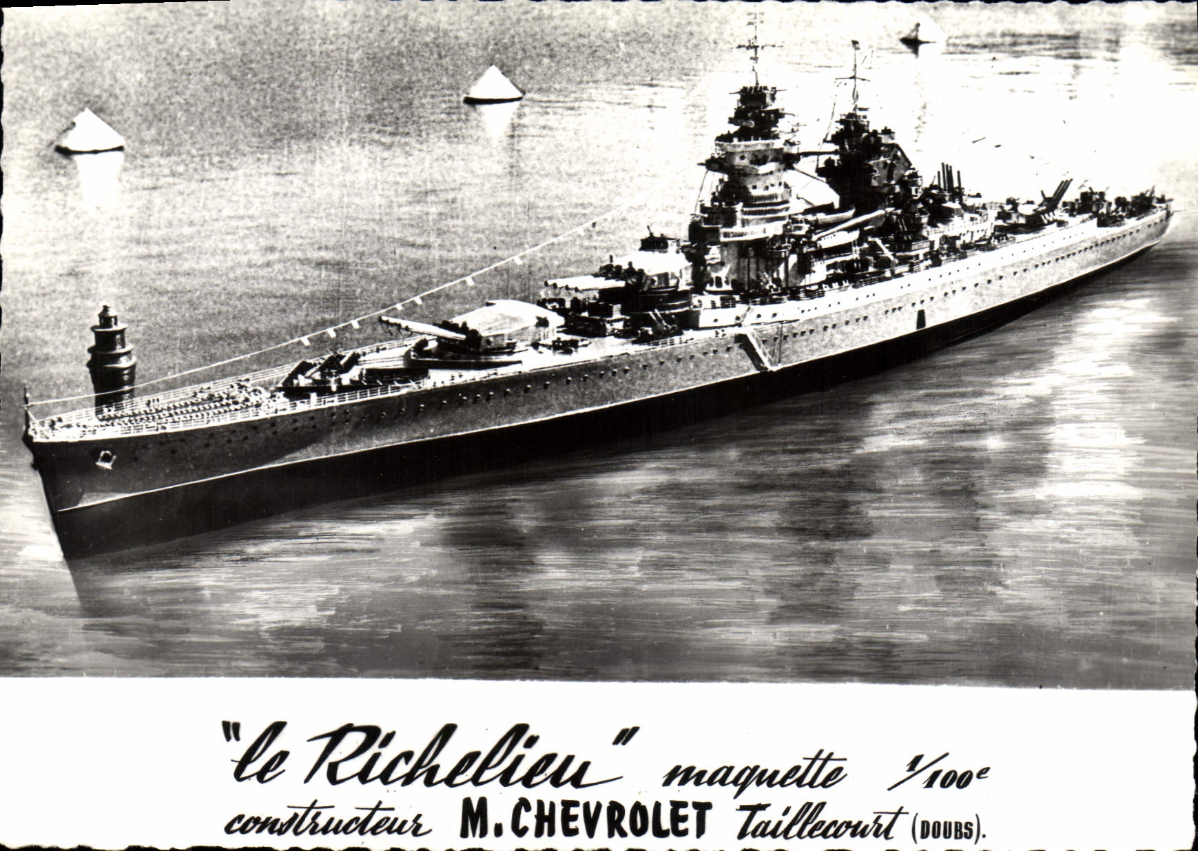 CPSM Le Richelieu Maquette 
