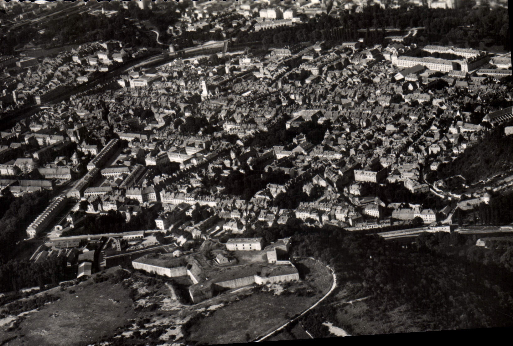 CPSM Besancon En Avion Sur