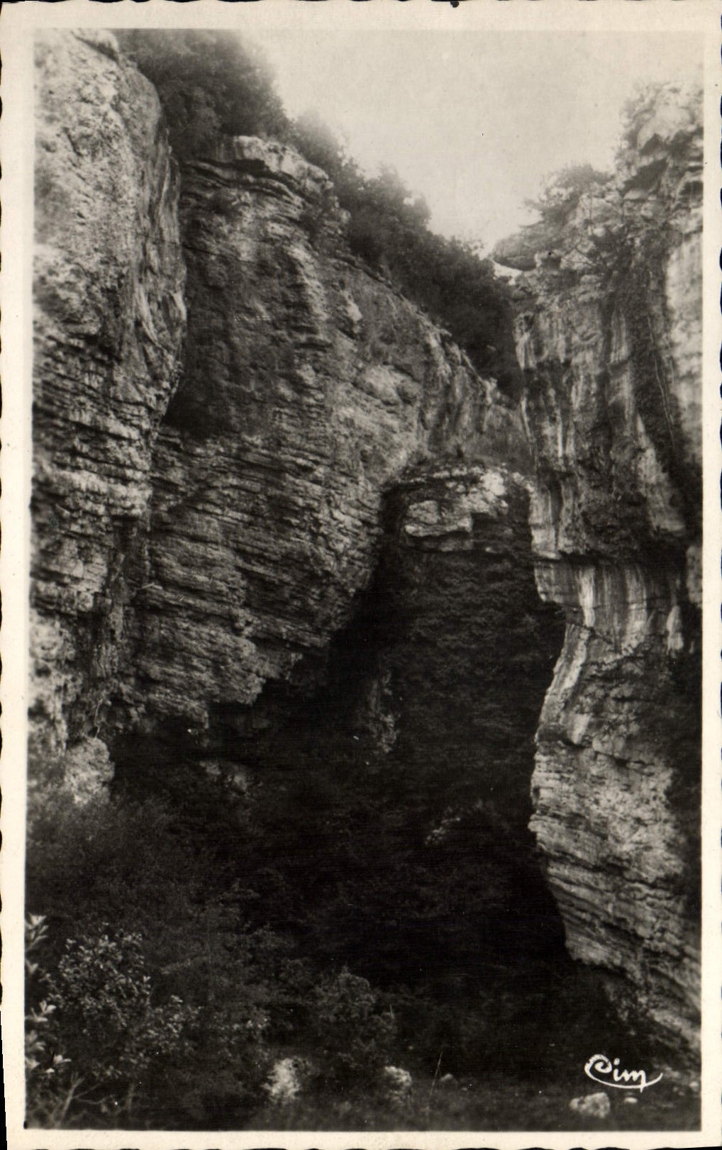 CPA Saillans Neronne Les Rochers