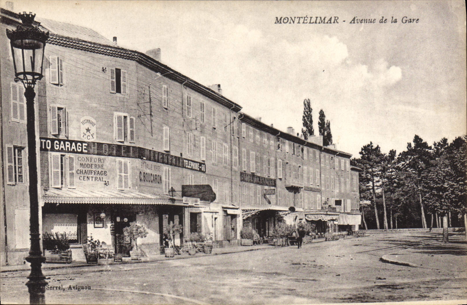 CPA Montelimar Avueme De La Gare