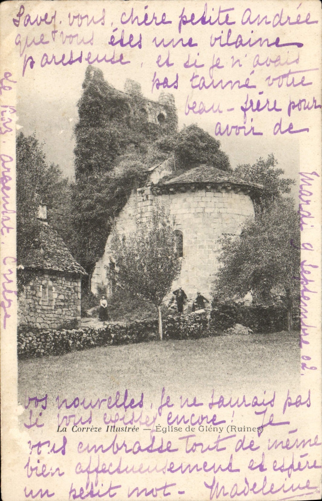 CPA La Correze Illustree Eglise Du Gleny