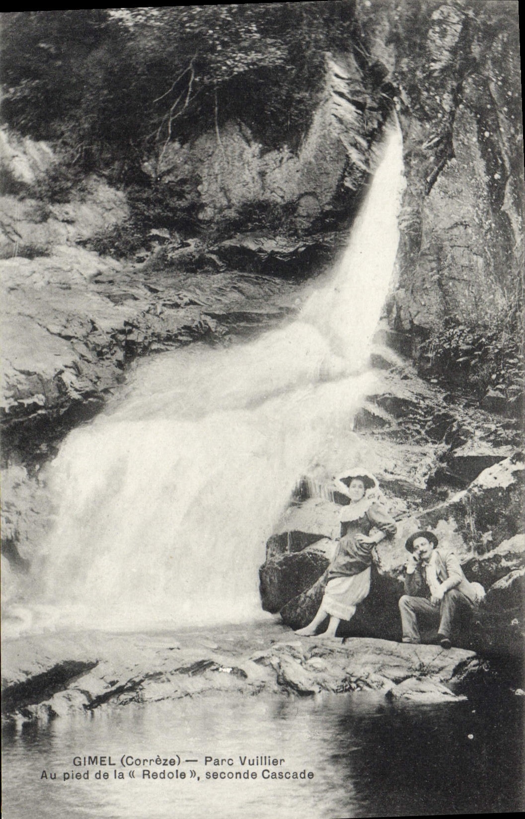 CPA Gimel Parc Vuillier Au Pied De La Redole Seconde Cascade