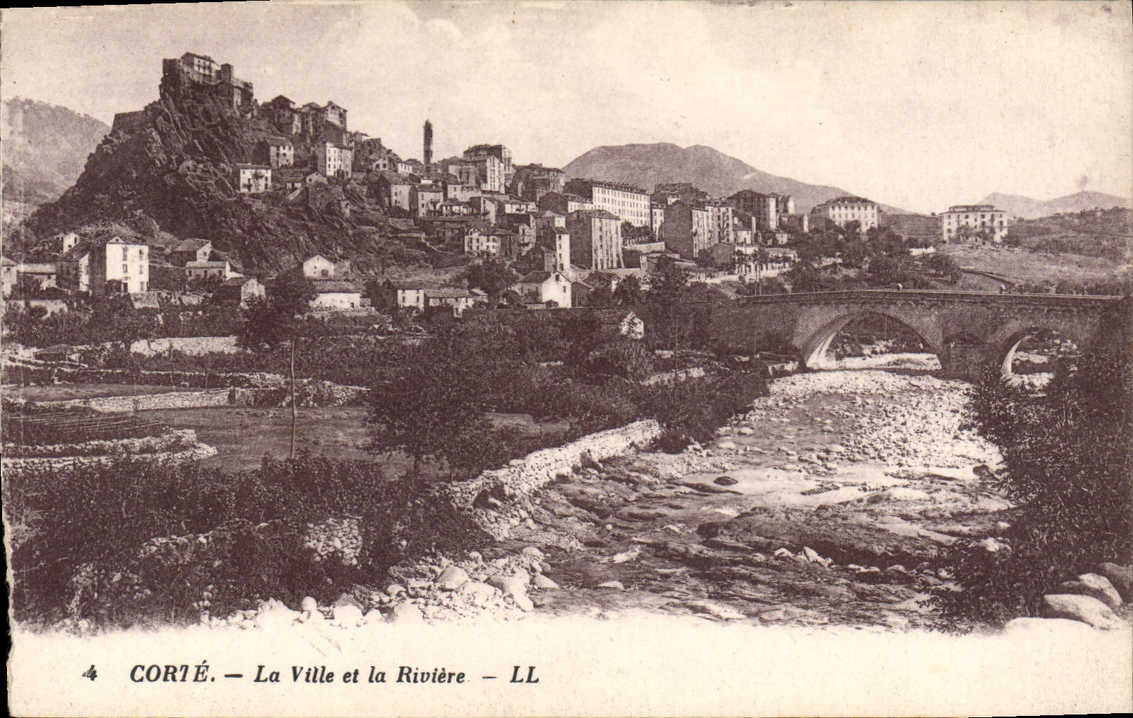 CPA Corte La Ville Et La Riviere