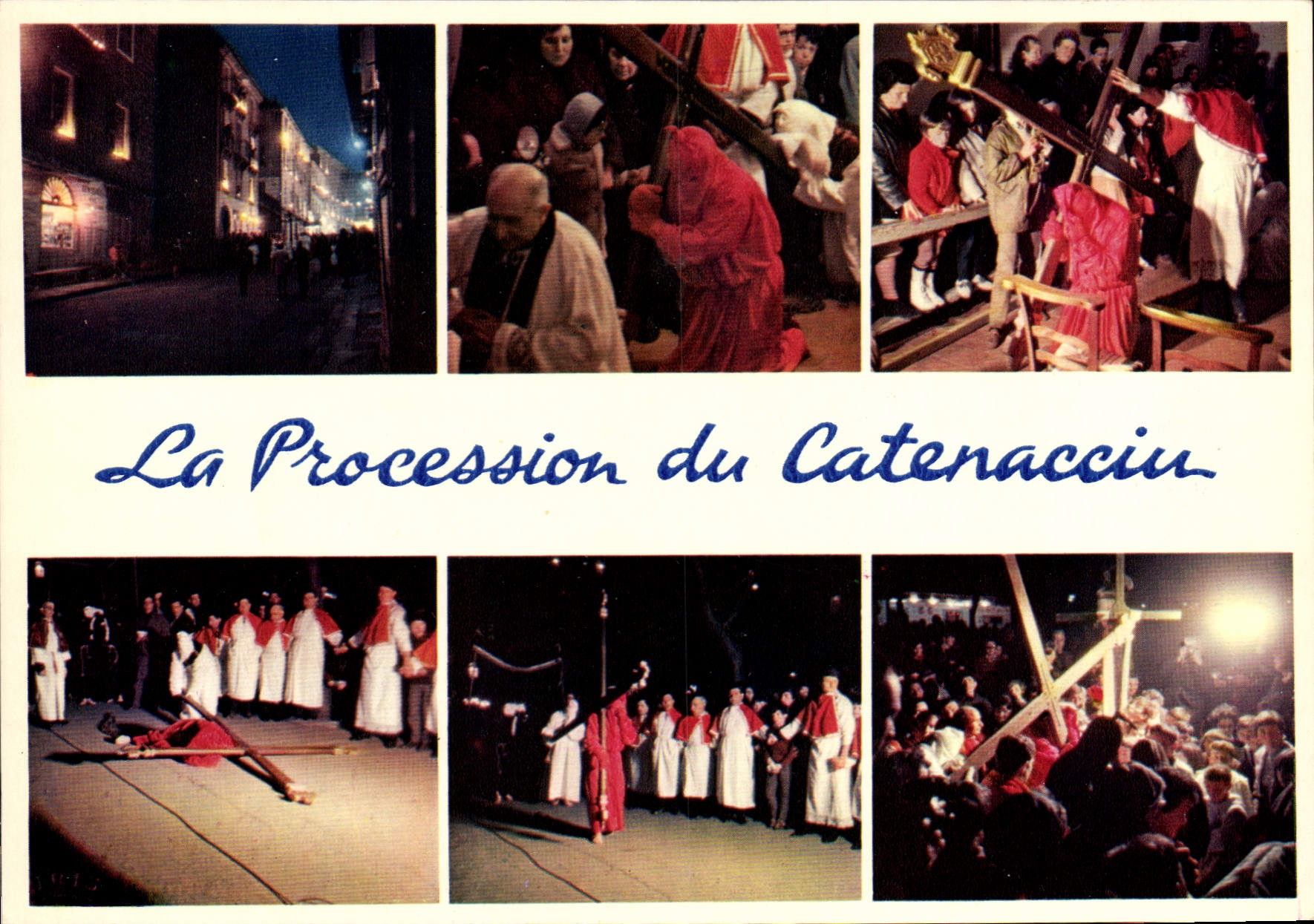 CPSM La Corse Procession Du Catenacciu Sartene