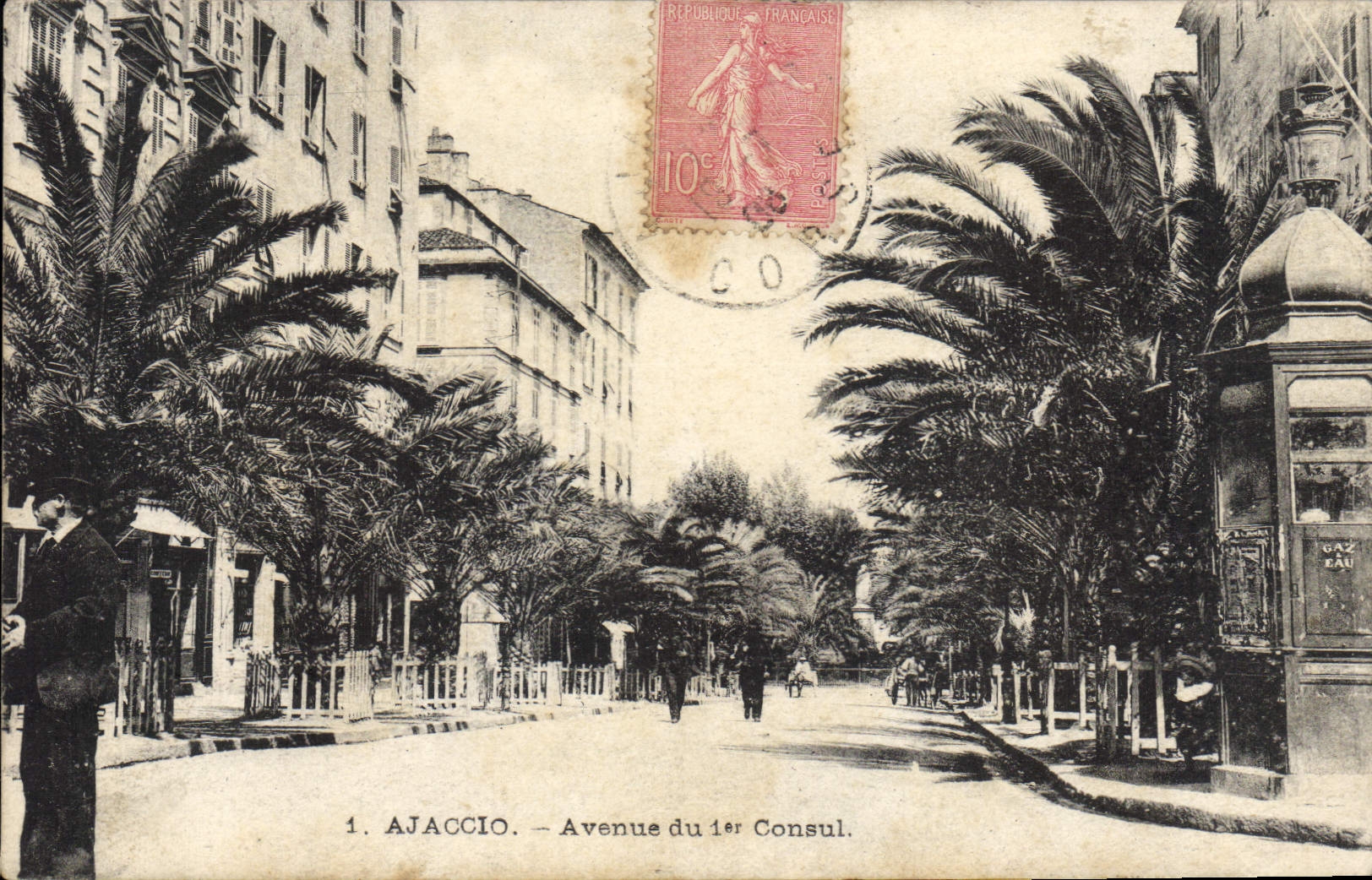 CPA Ajaccio Avenue Du Consul