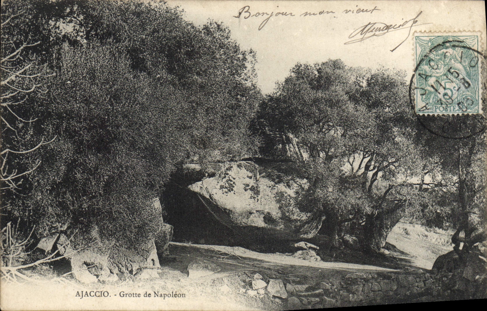 CPA Ajaccio Gritte De Napoleon