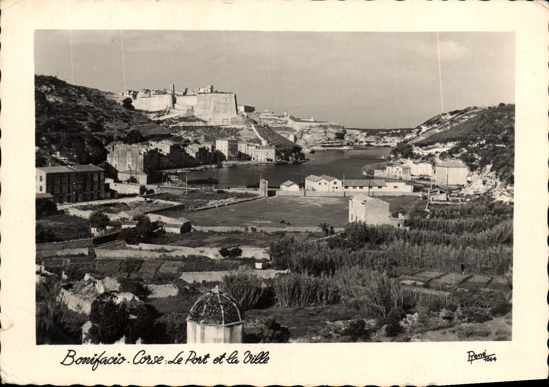 CPSM Bonifacio Le Port Et Le Ville