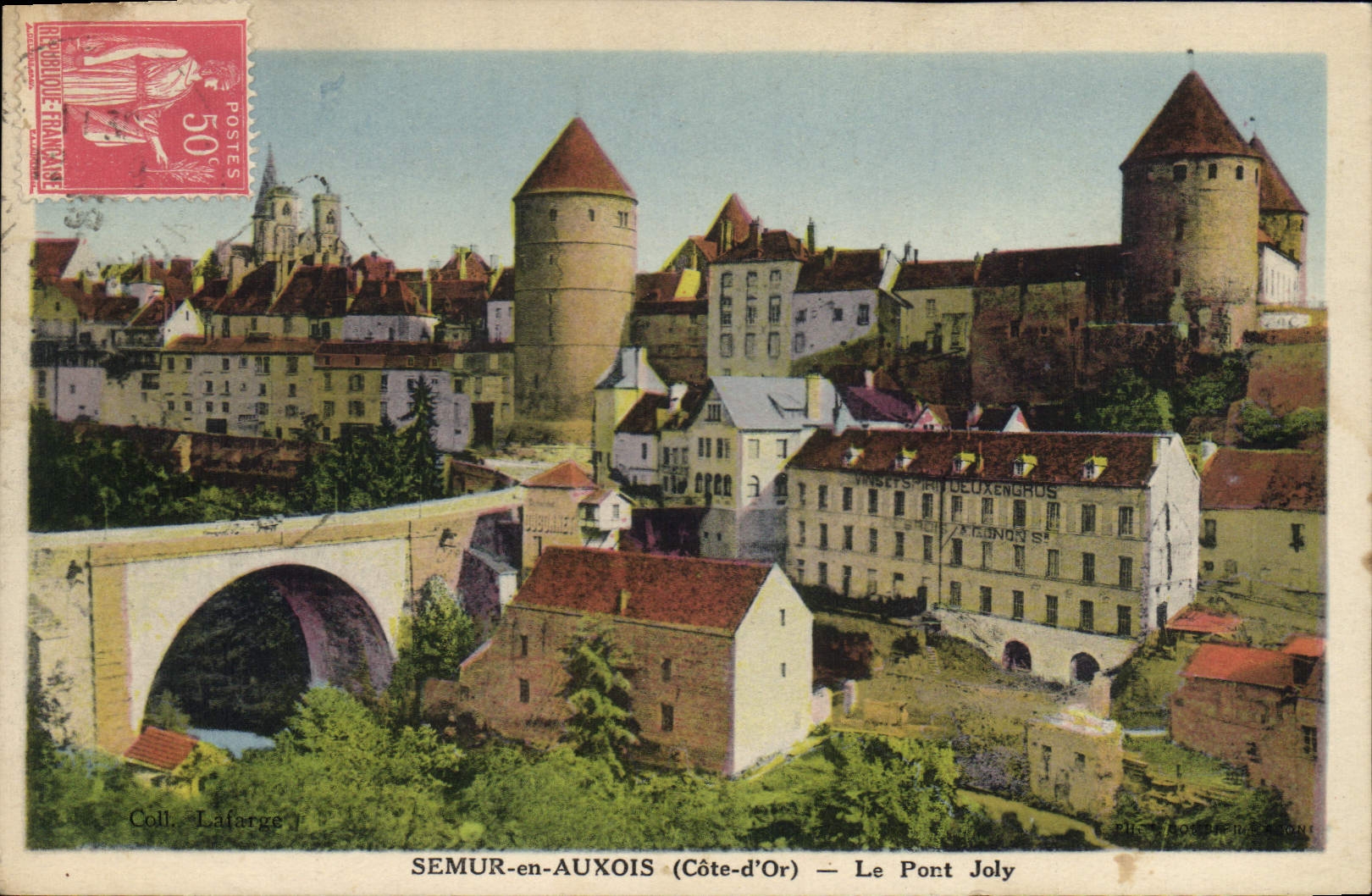 CPA Semur En Auxois Le Pont Joly