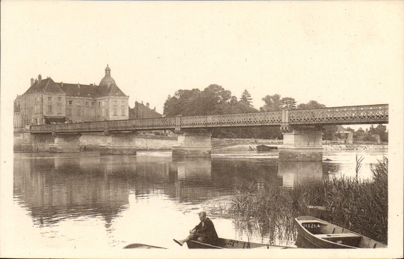 CPA Seurre Bords De La Saone Et Pont