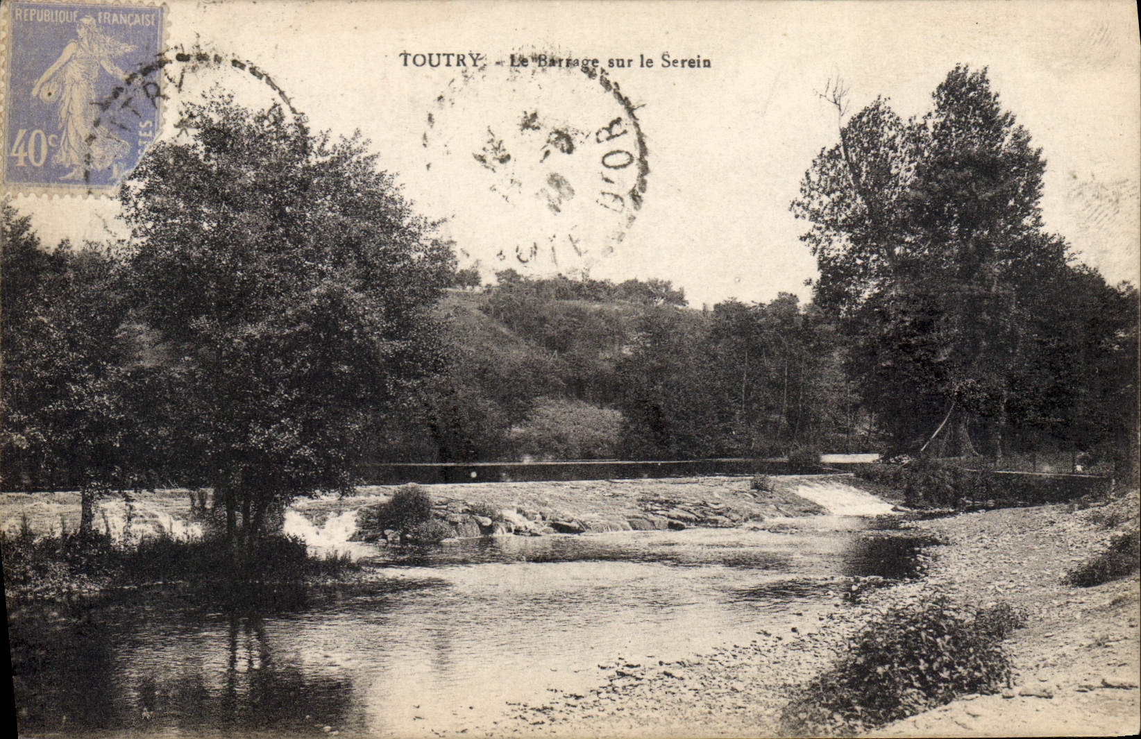 CPA Toutry Le Barrane Sur Le Serein
