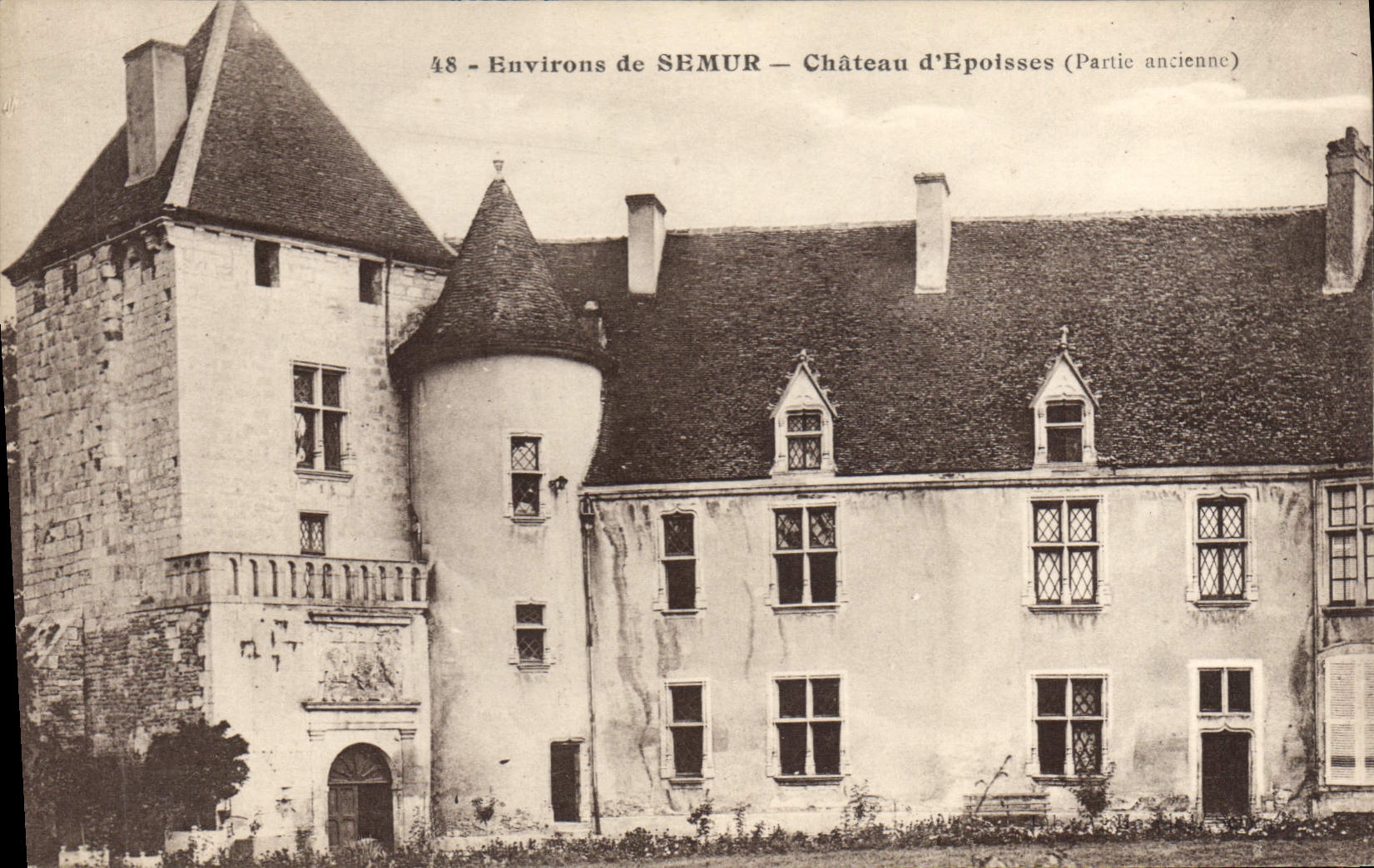 CPA Semur Chateau D'Epoisses