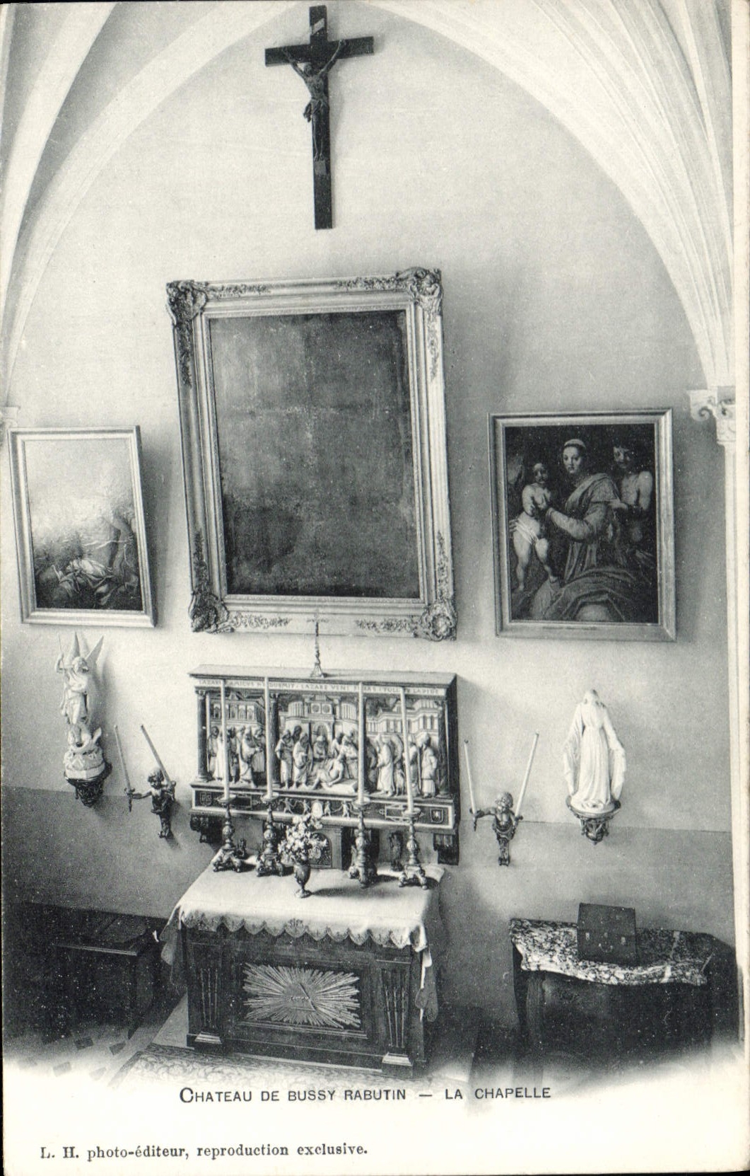 CPA Chateau De Bussy Rabutin La Chapelle