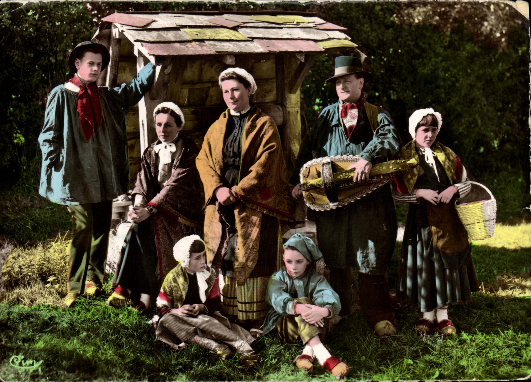 CPSM Scenes Et Costumes Morvandeaux