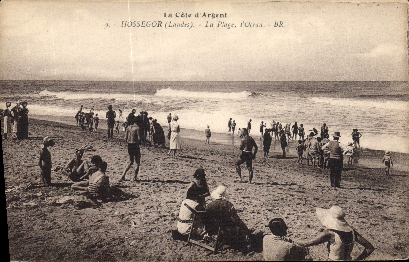 CPA La Cote d'Argent Hossegor La Plage l'Ocean 