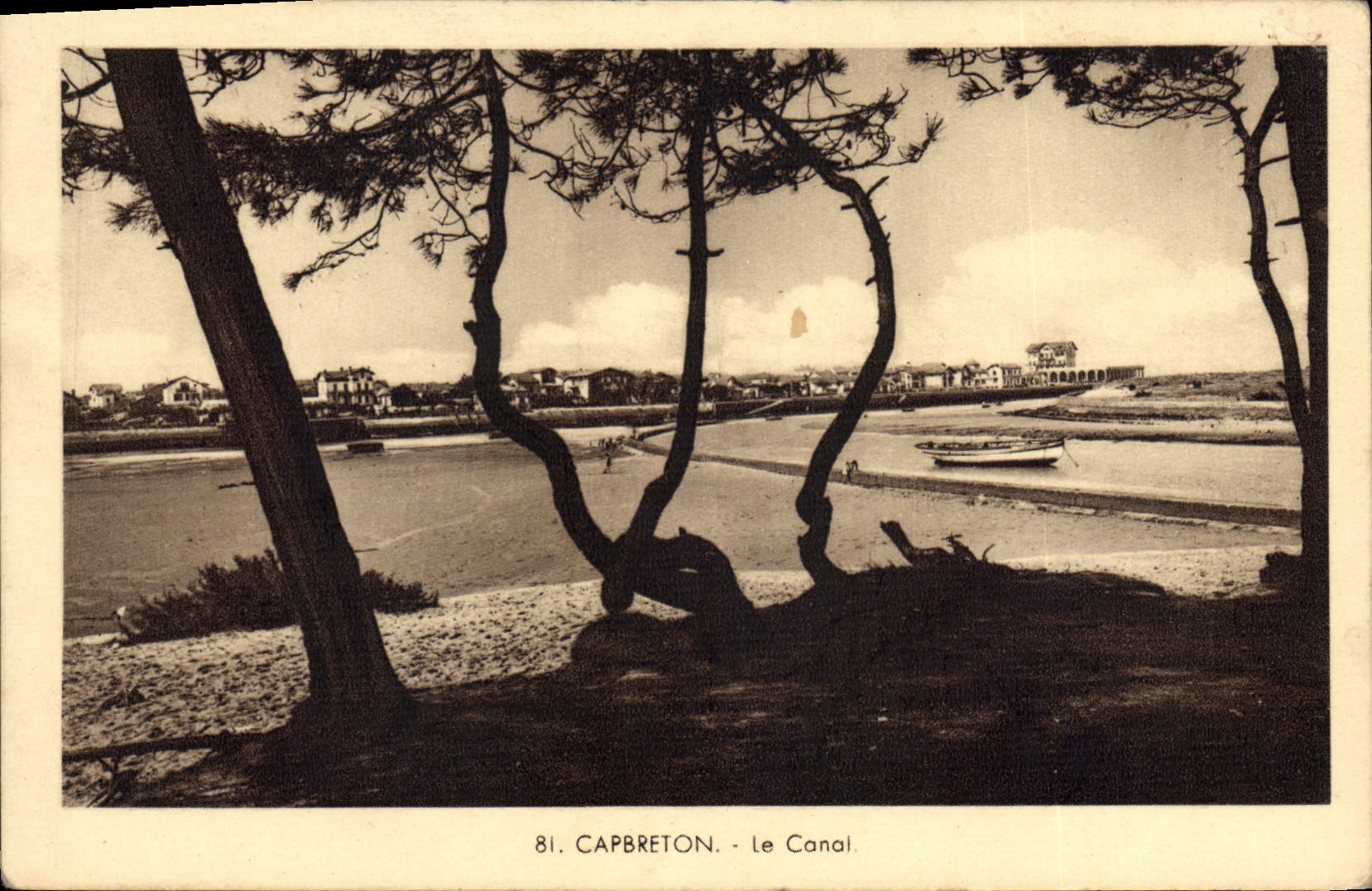 CPA Capbreton Le Canal 
